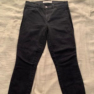 GAP black skinny ankle jeans